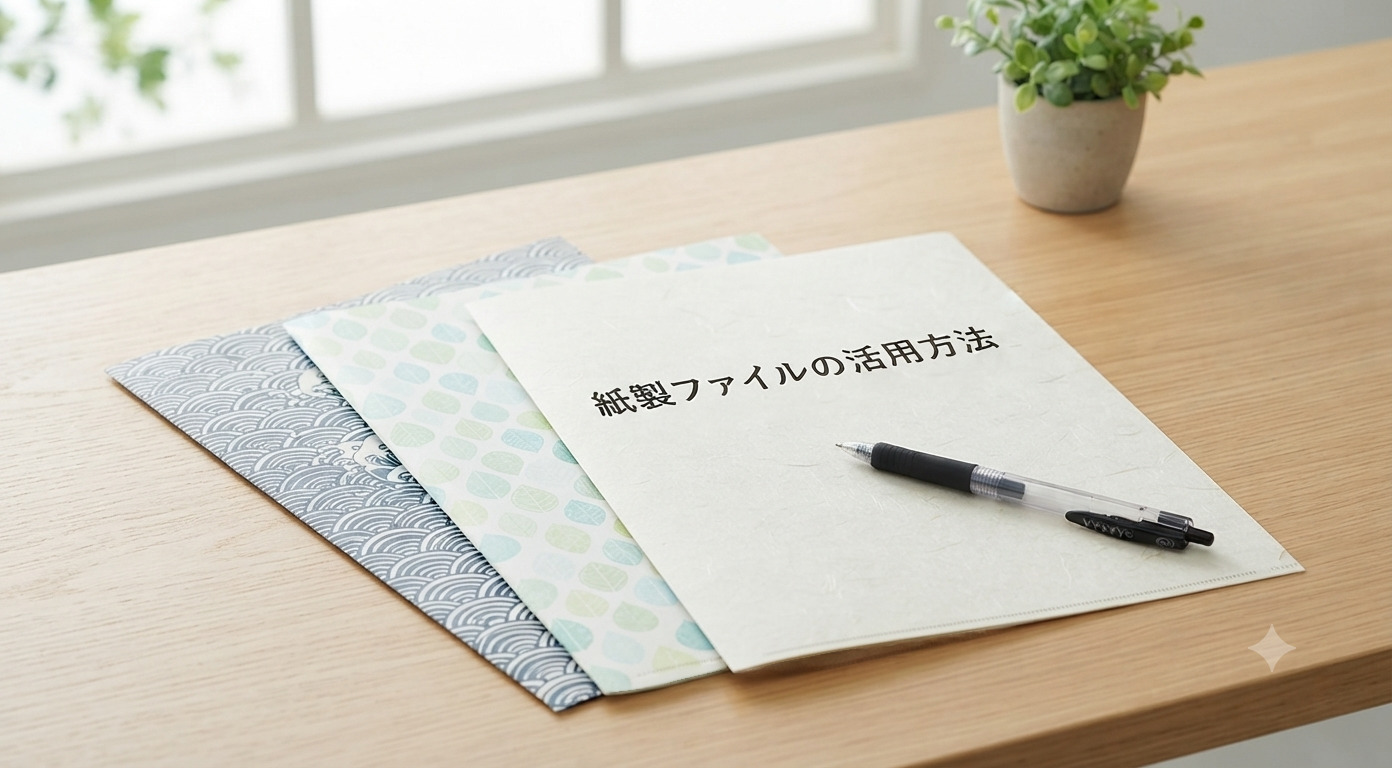 紙製ファイルの活用方法|基本的な特徴から具体的な活用方法を解説